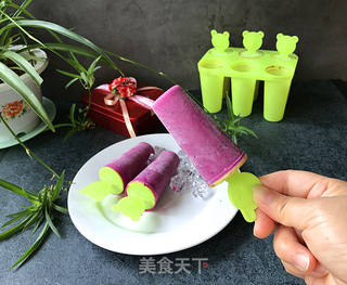 香蕉火龙果牛奶棒冰的做法步骤：13