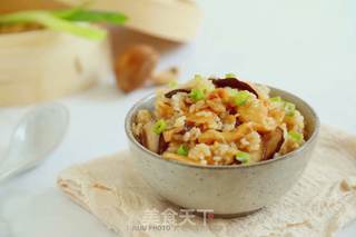香菇鸡肉饭的做法步骤：8