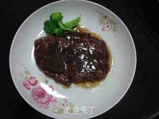 黑胡椒牛排的做法步骤:11