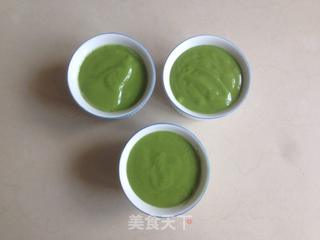 抹茶小米发糕的做法步骤:7