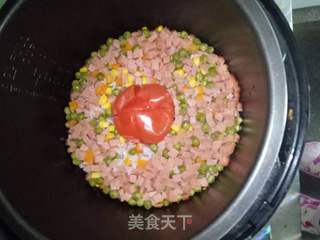 番茄拌饭的做法步骤:10