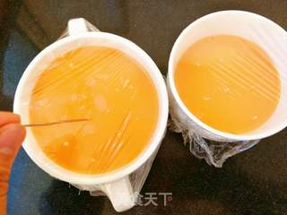 “蒸菜”胡萝卜汁鸡蛋羹的做法步骤：8