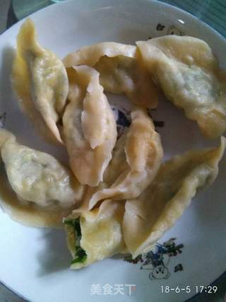韭菜鸡蛋水饺的做法步骤:6