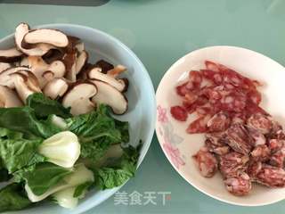 香肠排骨焖饭的做法步骤:5