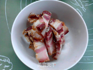 腌豇豆坛子肉焖红米饭的做法步骤:4
