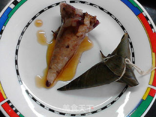 红豆花生玫瑰粽的做法步骤:22