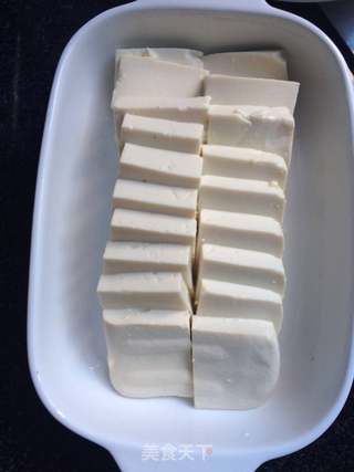 葱油豆腐蒸蛋的做法步骤:2