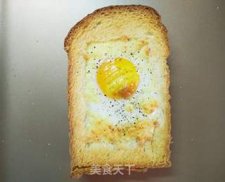 吐司的花样吃法~鸡蛋芝士烤吐司的做法步骤:5