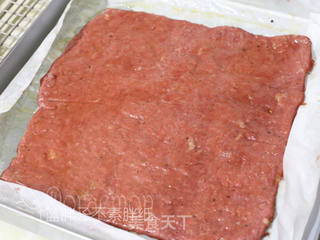 长帝炫彩CRTF32WBL烤箱试用报告--蜜汁猪肉脯的做法步骤:10