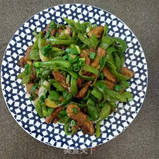 青椒牛肉片的做法步骤:7