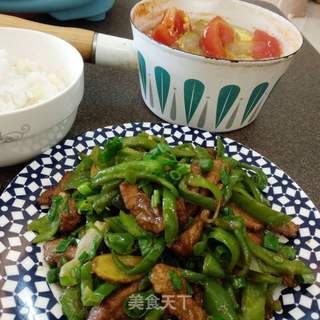 青椒牛肉片的做法步骤：8