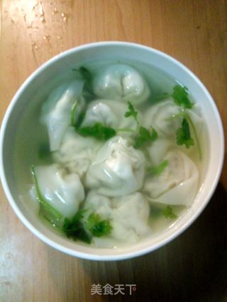 雪菜豆腐馄饨的做法步骤:5