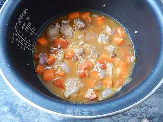 胡萝卜排骨焖饭的做法步骤:8