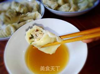 莲藕肉馅水饺的做法步骤:8