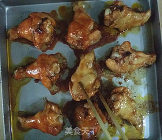 香辣烤翅根的做法步骤:8