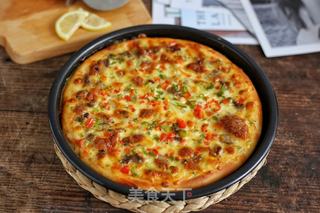 牛肉彩椒披萨的做法步骤:21