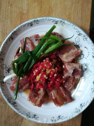 腊八豆蒸排骨的做法步骤:7