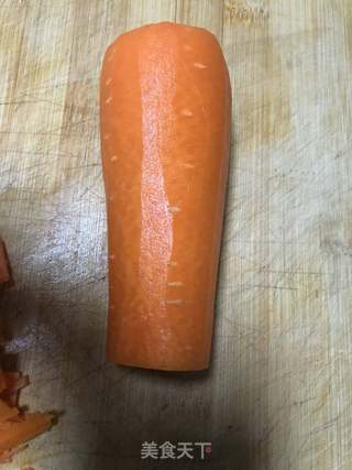 胡萝卜牛肉粥的做法步骤:2