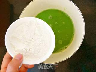 翡翠鸡蛋饼的做法步骤:5