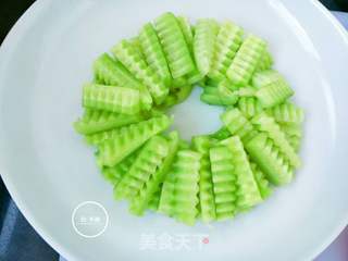 爽口黄瓜条的做法步骤:7