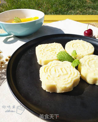 奶香绿豆糕的做法步骤:10