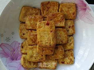 鲜香烤豆腐的做法步骤:5