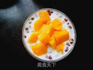 芒果红豆酸奶杯的做法步骤:8