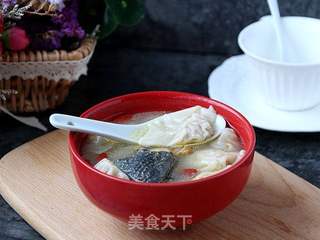 鸡汤馄饨的做法步骤:6