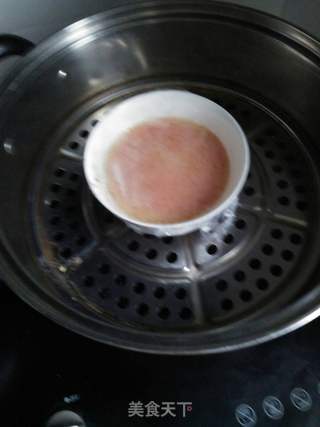 蒸菜之肝粉鸡蛋糕(宝宝辅食2)的做法步骤:6