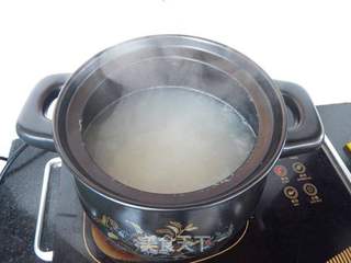 西兰花乌鸡粥的做法步骤:5