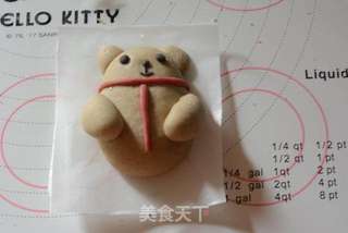 萌萌哒小熊馒头的做法步骤:9