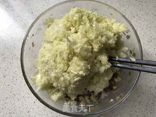 白菜牛肉包的做法步骤:12