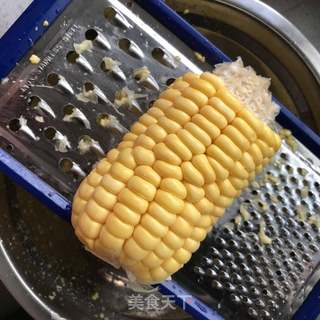 奶香玉米饼的做法步骤:2