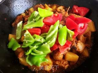 大盘鸡的做法步骤:10