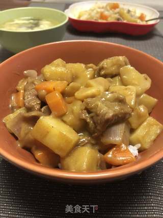 咖喱牛腩饭的做法步骤:7