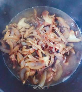 香菇鸡肉饭的做法步骤:6