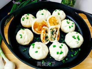 生煎芹菜猪肉包的做法步骤:10