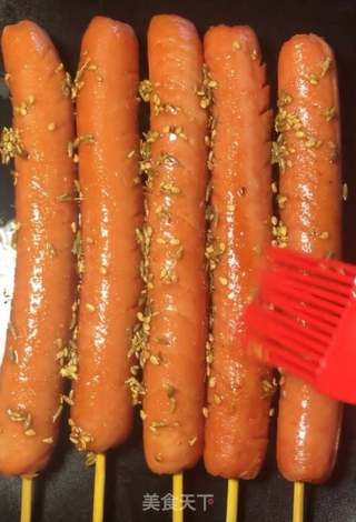 美味炸火腿的做法步骤：8