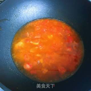 番茄金针菇汤的做法步骤：10