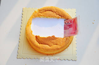 网红抽钱蛋糕的做法步骤:16