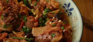 潮音潮人：潮汕椒丝南乳蒸滑鸡的做法步骤：3