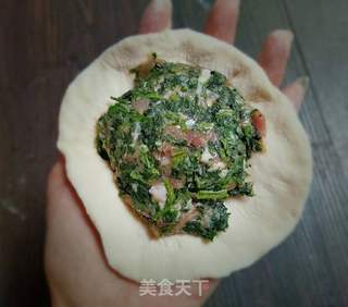 茄子馅包子的做法步骤:7