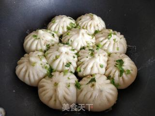 猪肉白菜生煎包的做法步骤:13