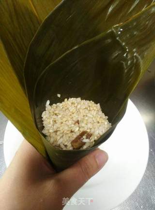 腊肉粽的做法步骤:9