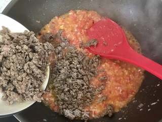 番茄牛肉意面酱的做法步骤:12