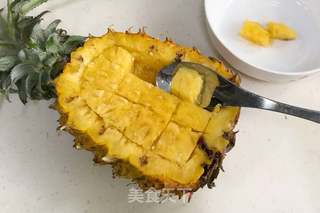 菠萝糯米饭的做法步骤:6