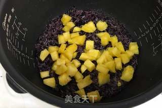 菠萝糯米饭的做法步骤:9