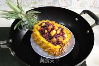 菠萝糯米饭的做法步骤:12