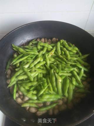 烀花生毛豆的做法步骤:4