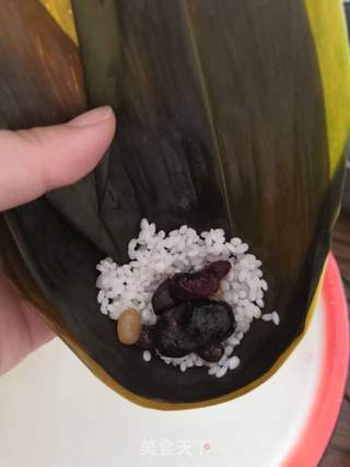 蜜豆蜜枣粽的做法步骤:7